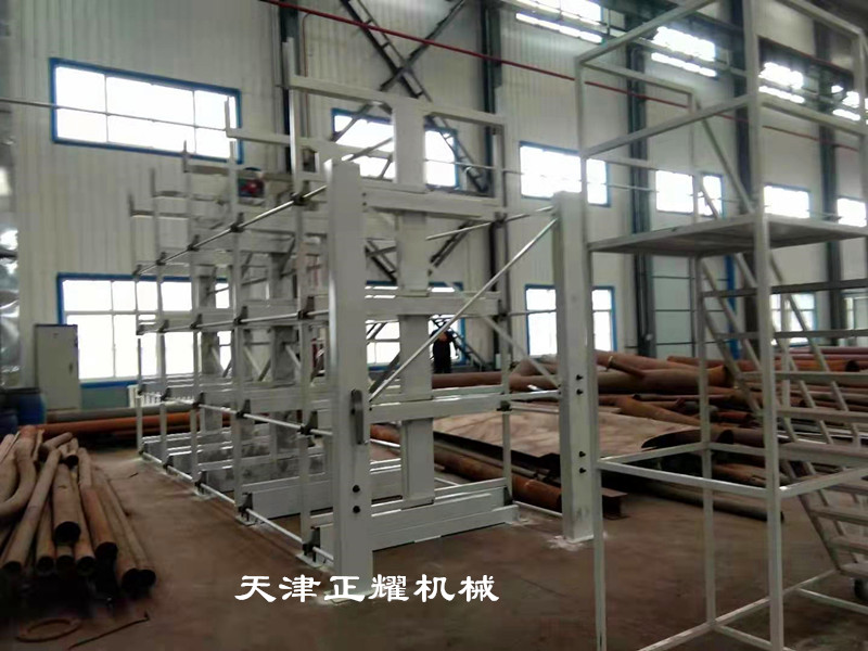 鋼管用什么貨架存放好 伸縮式懸臂鋼管貨架省空間