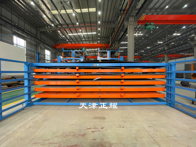 山西長治抽屜式板材貨架 臥式鋼板貨架 6米板材貨架