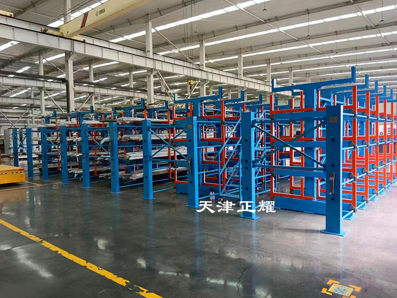 江蘇常州銅排用什么貨架存放 可伸縮式懸臂銅排存放架