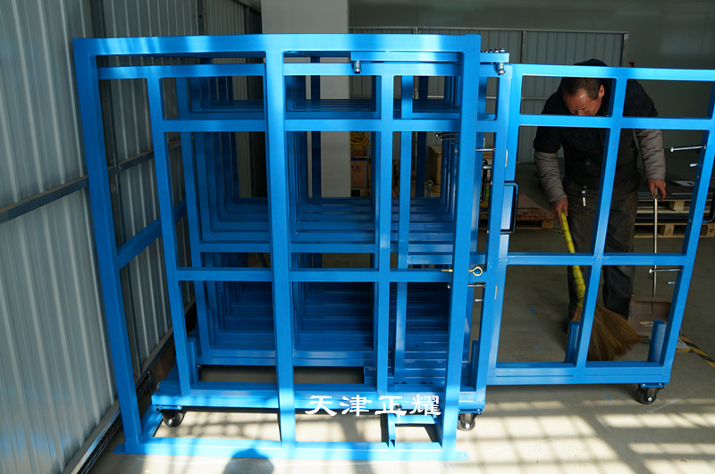 河南濮陽(yáng)板材貨架 立式鋼板存放架 鋁板豎放架 銅板垂直架