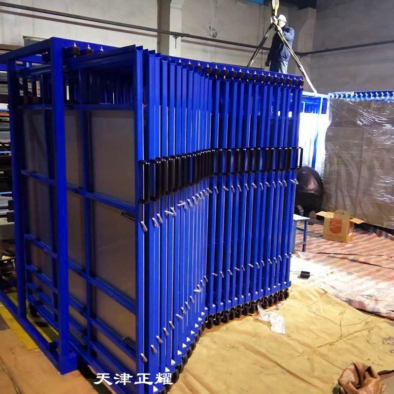 河南濮陽(yáng)板材貨架 立式鋼板存放架 鋁板豎放架 銅板垂直架