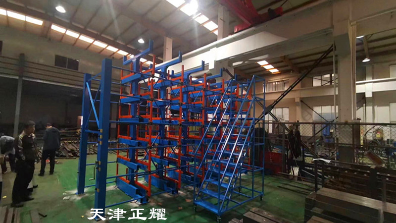 型鋼槽鋼工字鋼圓鋼扁鋼鋼管存放伸縮懸臂式貨架