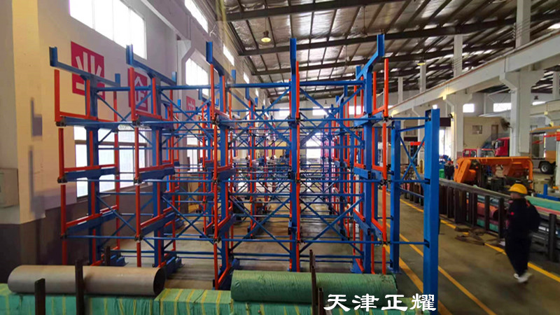 河北邢臺(tái)伸縮式懸臂貨架存放管棒型鋼槽角鐵銅排軸