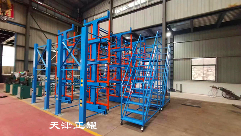 內(nèi)蒙古錫林郭勒型材存放架 鋼管擺放架 伸縮式鋼材架