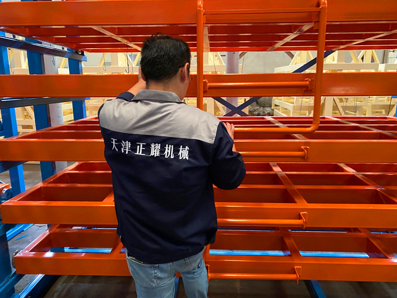 內(nèi)蒙古錫林郭勒鋼板存放架 抽屜式板材貨架 鋁板銅板架子