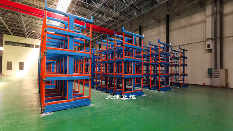 管材鋼管鋁管銅管方管新的存儲方式手搖伸縮式管材貨架
