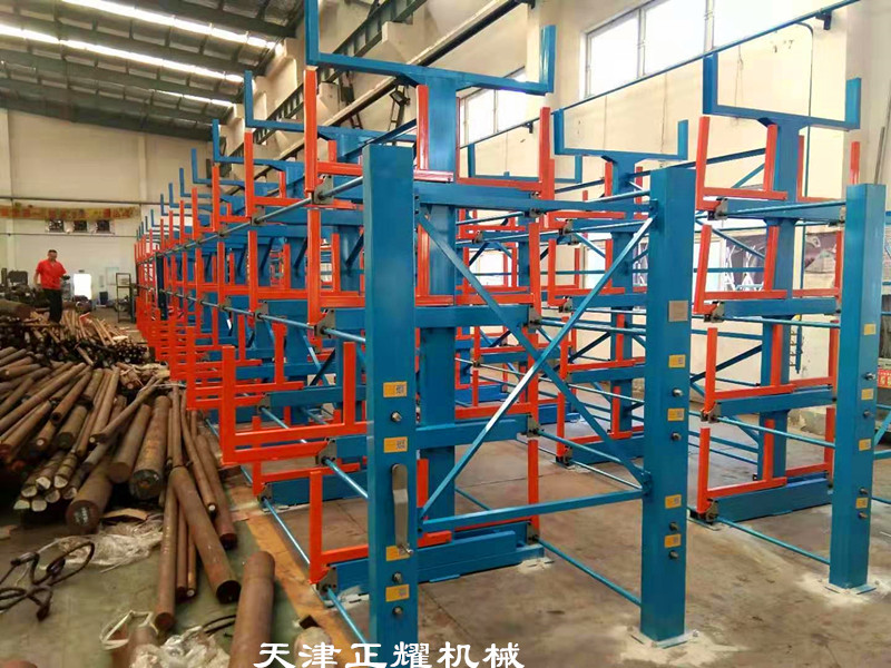 安徽淮南圓鋼存放架 管材貨架 鋼筋存放架 棒料貨架