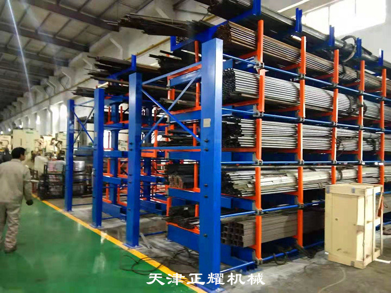 江蘇無錫線邊管材貨架伸縮式立體存放線邊管材物料