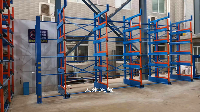 江蘇無錫線邊管材貨架伸縮式立體存放線邊管材物料