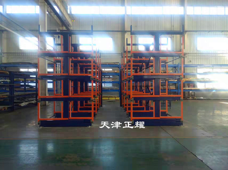 上海閔行鋁型材貨架 伸縮懸臂式貨架 鋼管擺放架 軸貨架