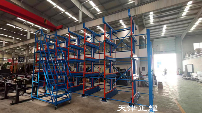 河北廊坊伸縮懸臂貨架投入使用