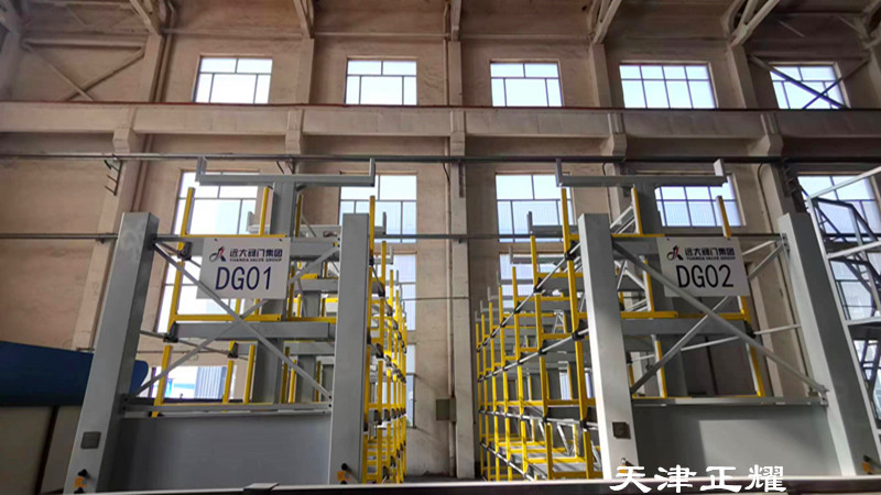 伸縮懸臂貨架新案例在河北邢臺投入使用效果不錯