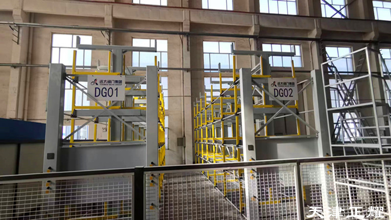 伸縮懸臂貨架新案例在河北邢臺投入使用效果不錯