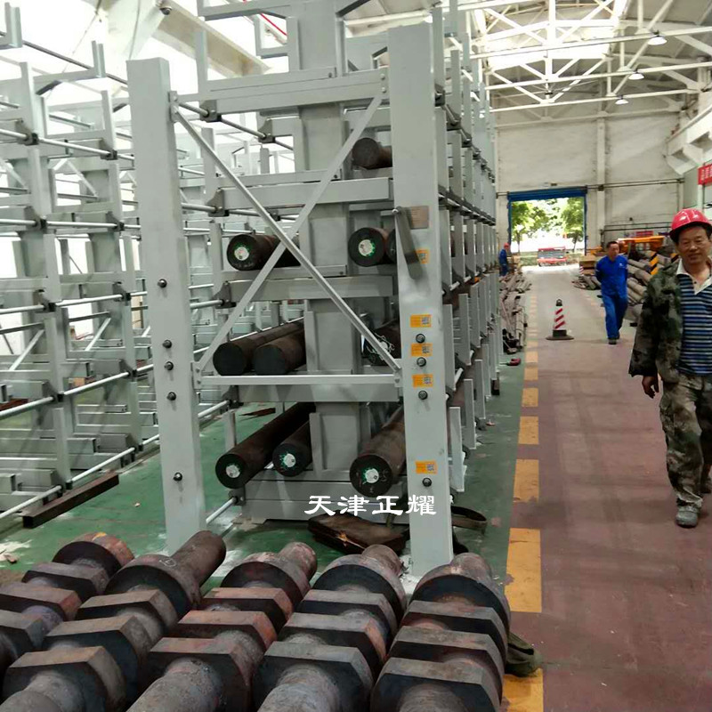 河北衡水棒料貨架 伸縮式鋼材貨架 鋼管擺放架 軸貨架