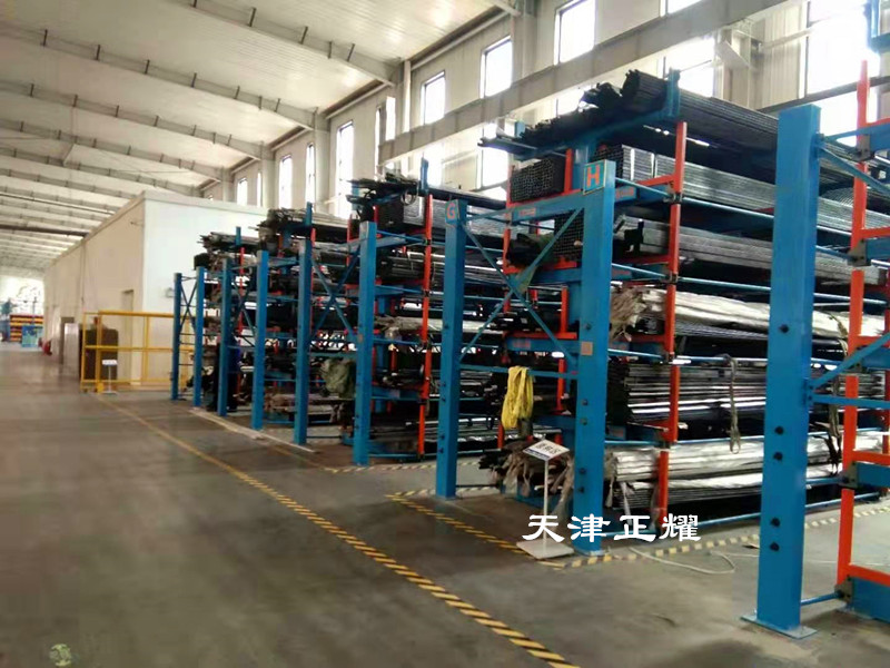 河北衡水棒料貨架 伸縮式鋼材貨架 鋼管擺放架 軸貨架