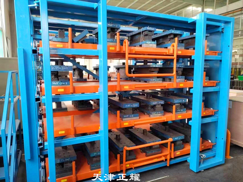 天津正耀5噸臥式模具貨架抽屜式多層分類擺放模具省地