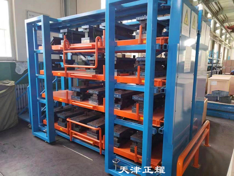 天津正耀5噸臥式模具貨架抽屜式多層分類擺放模具省地