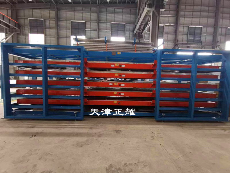 鋼板只能地面堆放么 抽屜式鋼板貨架立體上架存放省地
