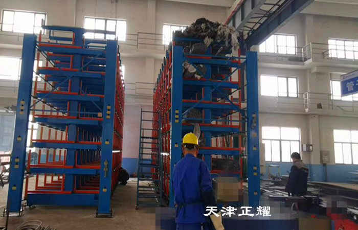 山東菏澤棒料貨架 鋼管存放架 鋼筋放置架 型鋼貨架