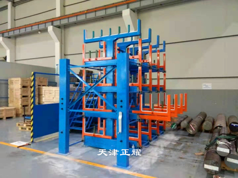 圓鋼立體存放伸縮懸臂貨架小空間大存儲(chǔ)種類多整齊