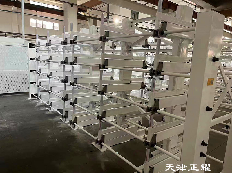 江蘇鎮(zhèn)江丹陽管材棒料鋁型材銅排鋼材軸立體存放案例