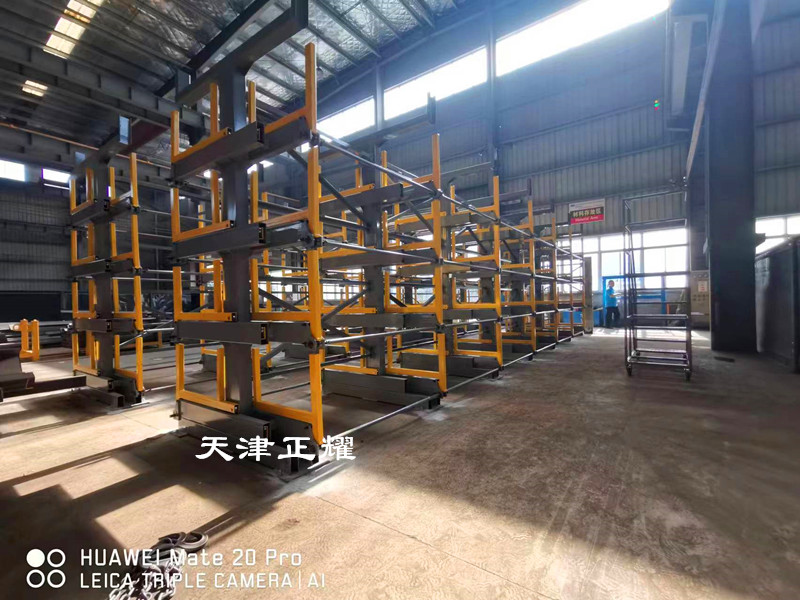 江蘇南通方管貨架伸縮式結(jié)構(gòu)立體存放圓管方管管道