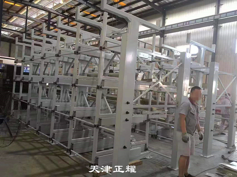 上海嘉定棒料貨架 鋼管存放架 銅排擺放架 鋁型材貨架