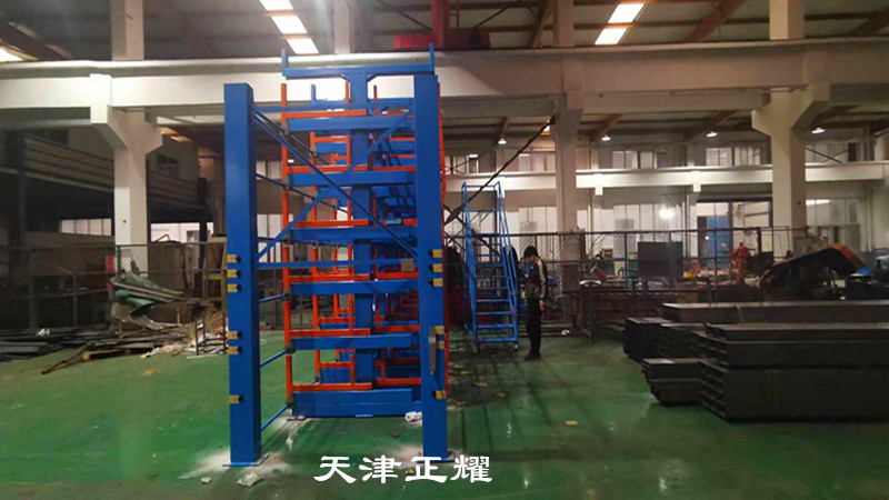 貴州嶺南伸縮式懸臂貨架多層分類擺放管材棒料鋁型材