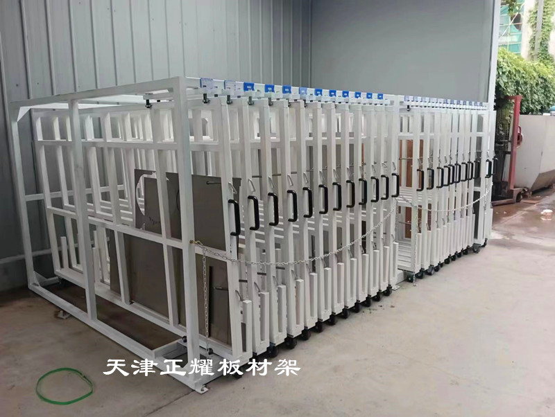 四川自貢鋼板立式貨架 立式板材貨架 鋁板豎放架 銅板架