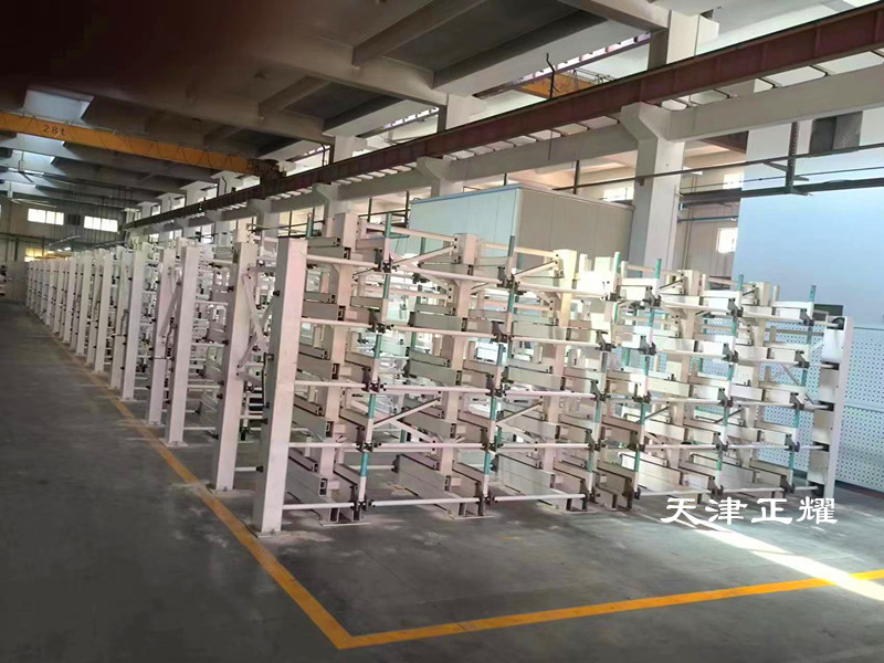 伸縮懸臂貨架新案例存放6米棒料多層分類擺放整齊省地