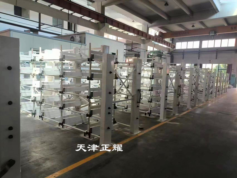 伸縮懸臂貨架新案例存放6米棒料多層分類擺放整齊省地