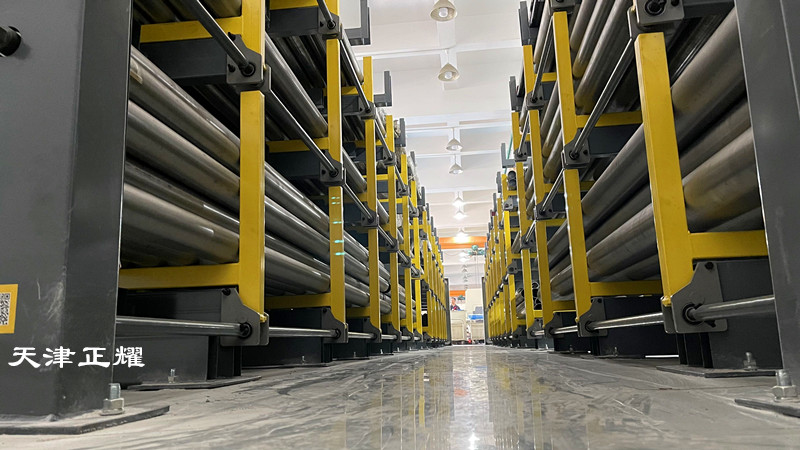 河北石家莊方管貨架伸縮式立體存放鋼管銅管鋁管整齊省地