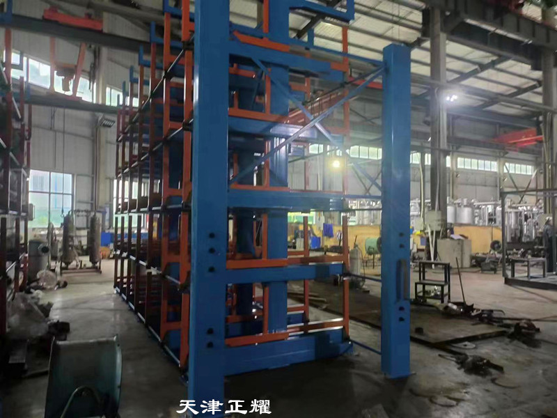 大量管材鋼材圓鋼棒料堆放車間很亂用什么貨架適合