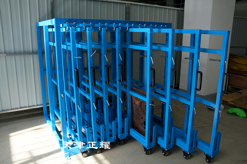 板材種類(lèi)多數(shù)量少適合板材立式存放架整齊清晰存取方便