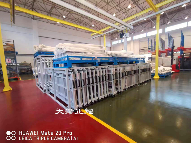 板材種類(lèi)多數(shù)量少適合板材立式存放架整齊清晰存取方便