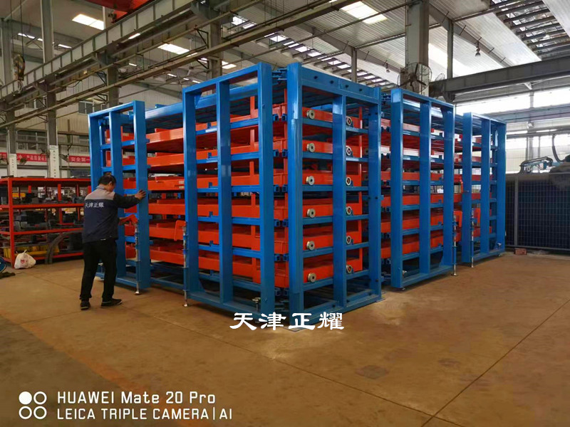 新疆哈密手搖式鋼板存放架多層抽屜分類擺放8米6米3米板材