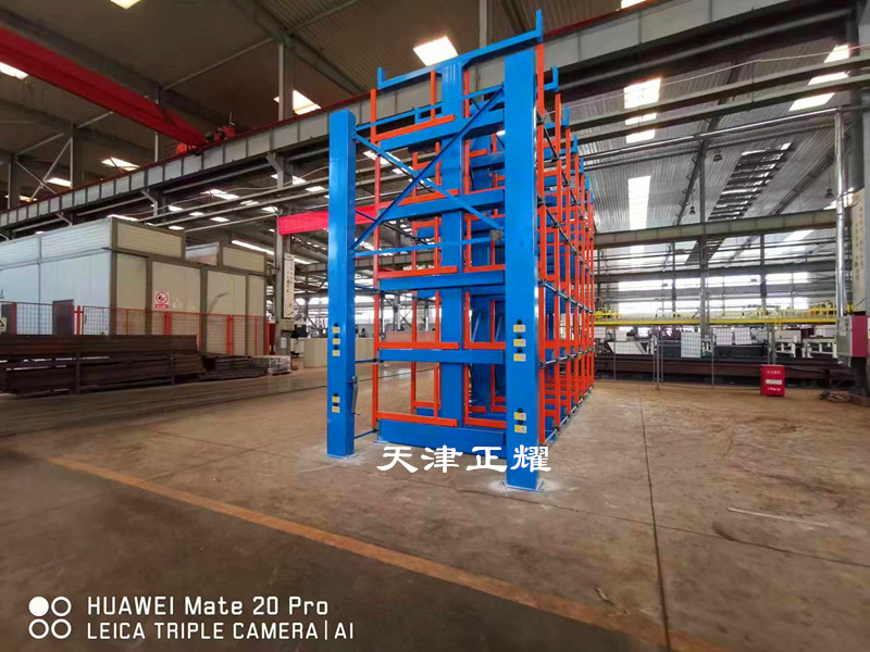 浙江杭州西湖伸縮式懸臂貨架車間倉庫立體存放新方式