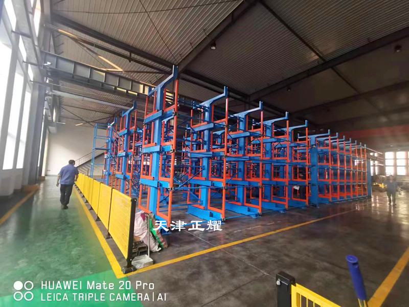 上海浦東軸貨架伸縮搖臂式結(jié)構(gòu)立體存放省空間種類多整齊