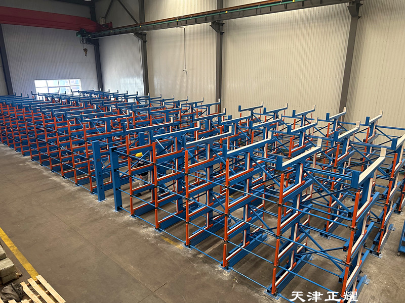 江蘇蘇州棒料貨架伸縮懸臂式圓鋼貨架6米棒材貨架