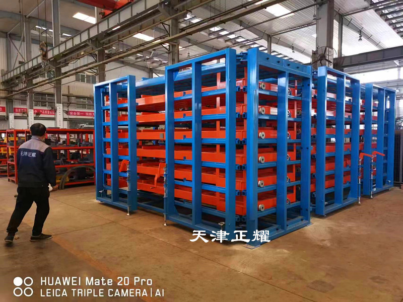抽屜式板材貨架和伸縮懸臂貨架立體存放板材管材