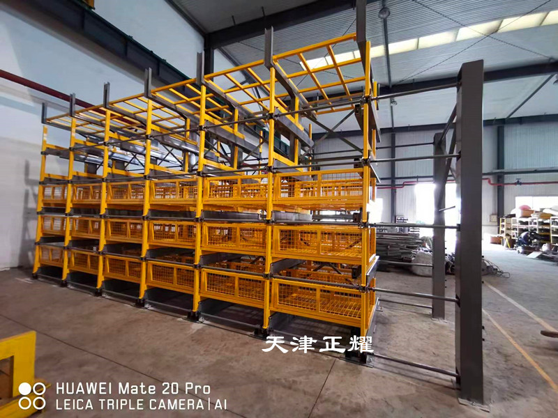 軸存放困難怎么辦 伸縮式軸貨架立體多層分類擺放整齊