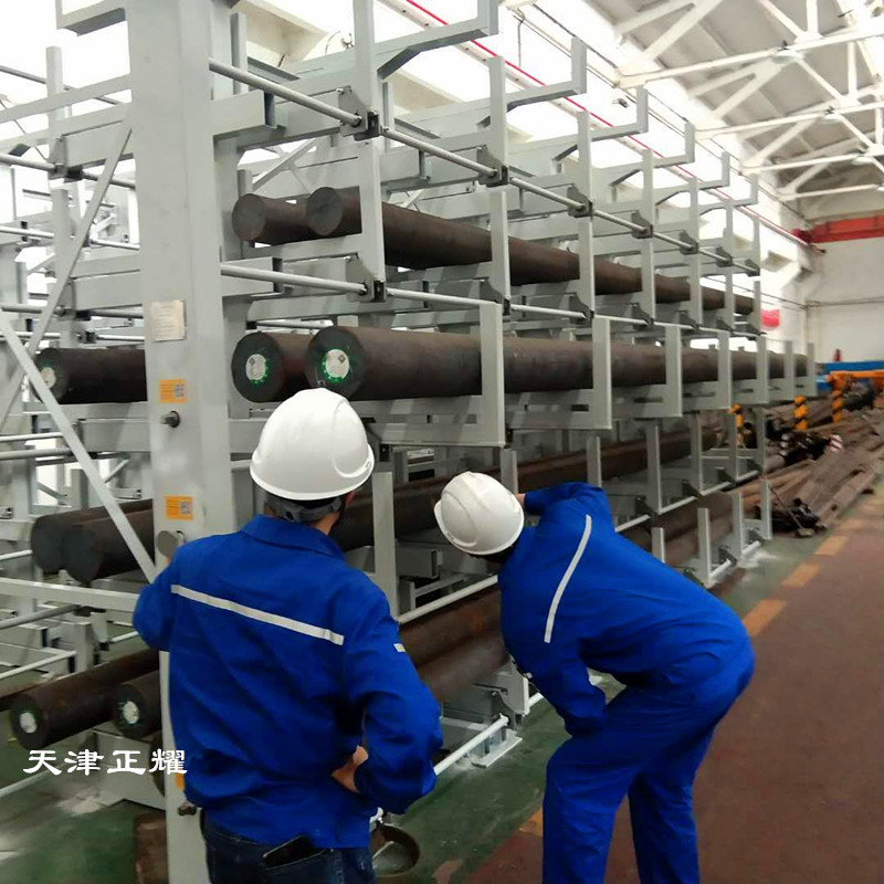 廣東東莞棒料貨架伸縮式結(jié)構(gòu)12個貨位存放60噸棒料