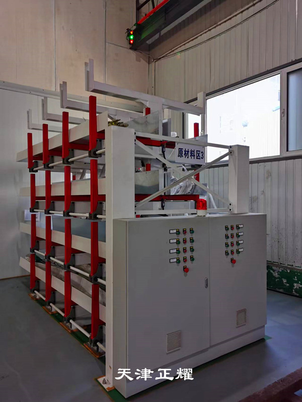 電動(dòng)伸縮式懸臂貨架操作簡(jiǎn)單效率高方便快捷好操作