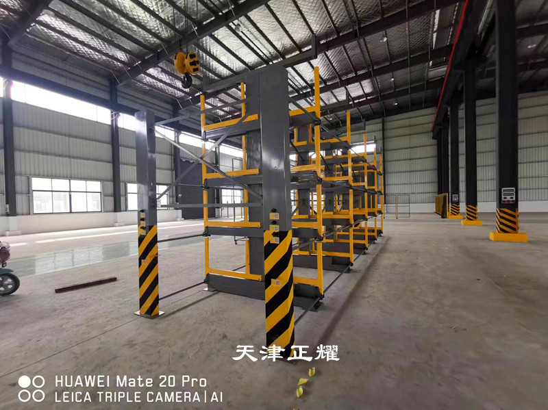 型材怎么布置車間如何規(guī)劃 江蘇項目伸縮式懸臂貨架