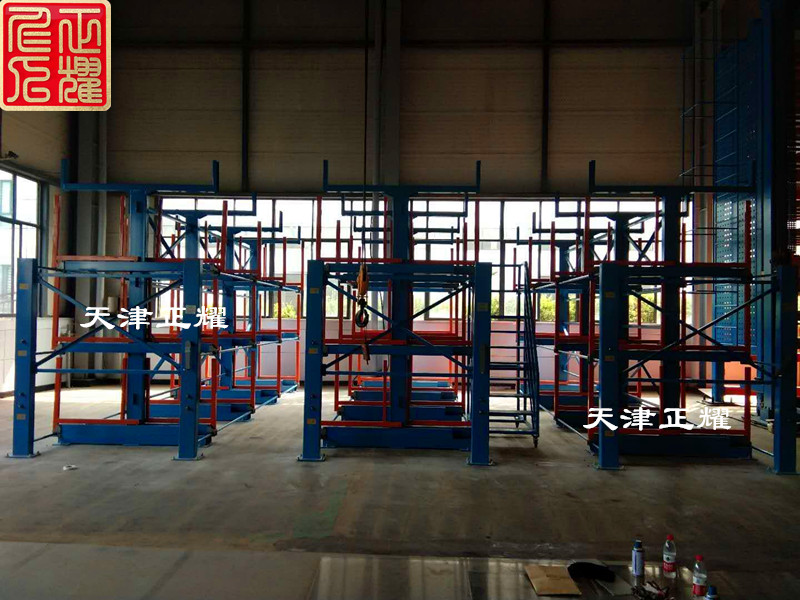 車間找料困難空間小怎么辦立體存儲新方式伸縮懸臂貨架