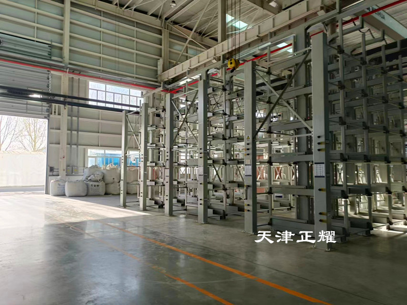 管材鋼材型材圓鋼片料軸以及不規(guī)則產(chǎn)品存儲理想選擇伸縮懸臂貨架