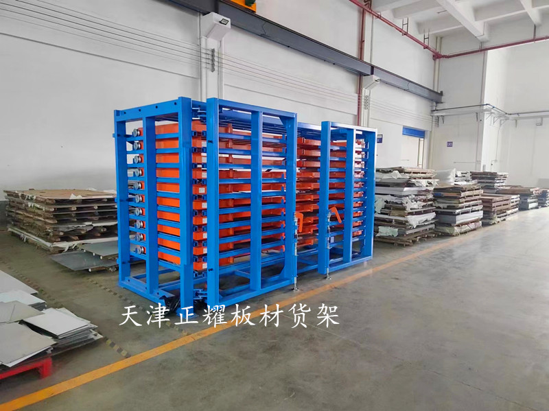 抽屜式板材貨架實現(xiàn)小空間大存儲，提升企業(yè)的生產(chǎn)效率