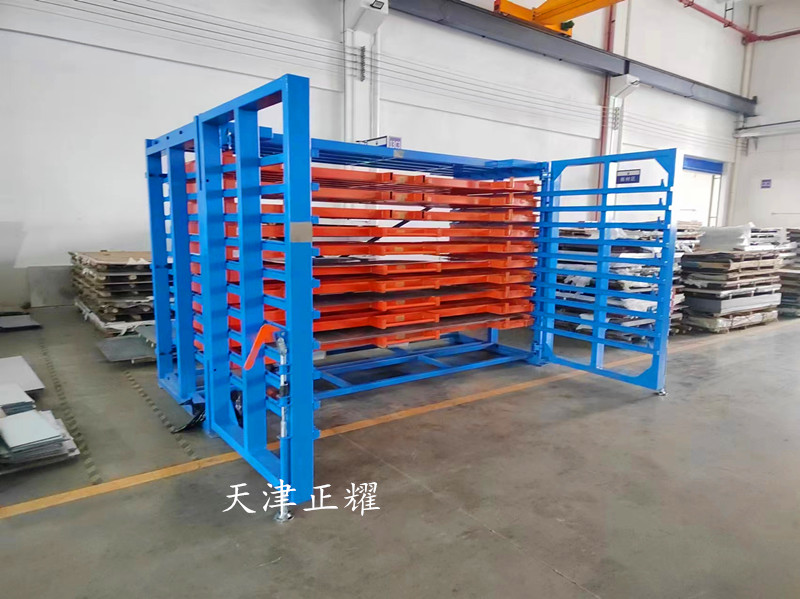 板材車間中不可或缺的一部分抽屜式重型鋼板存放架