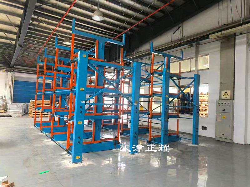 江蘇蘇州伸縮式懸臂貨架充分利用空間提高存儲量