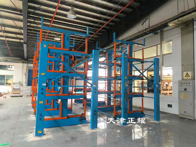 江蘇蘇州伸縮式懸臂貨架充分利用空間提高存儲量